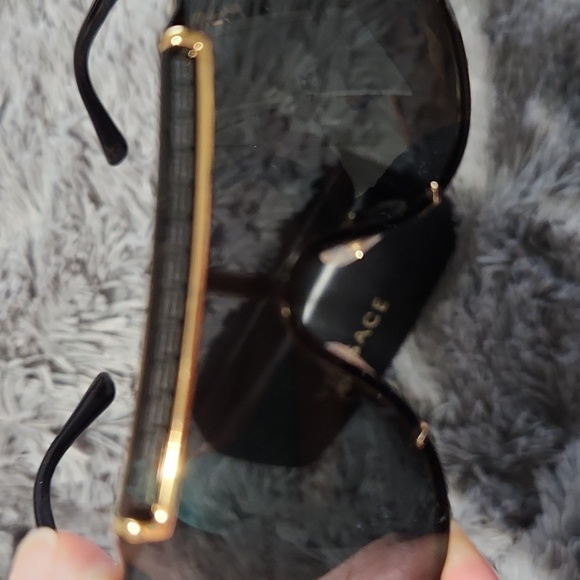 Authentic - Versace Dark Sunglasses with Gold Accents main image 11